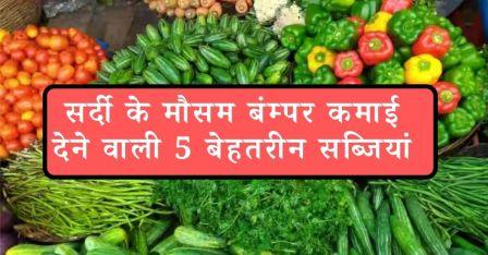 5 best vegetables that give bumper income in winter season